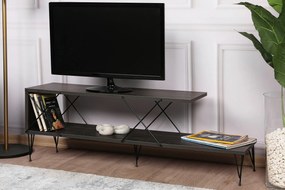 TV asztal/szekrény Stret (barna). Akció -25%. 1067124