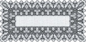 Futópad minta 24999 méret 50x100cm téglalap k. fehér szürke prod. Hímzés S.a.