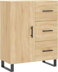 vidaXL sonoma tölgy színű szerelt fa tálalószekrény 69,5 x 34 x 90 cm