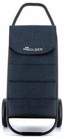 Rolser Com Polar 8 Black Tube bevásárlótáska kerekeken, kék