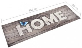 Home&quot; feliratú mosható konyhaszőnyeg 60 x 180 cm&quot;