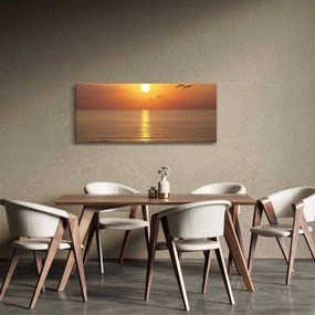 Kép - Naplemente az óceán felett (120x50 cm)