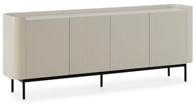 Krémszínű komód 200x80x40 cm Willa – MOME