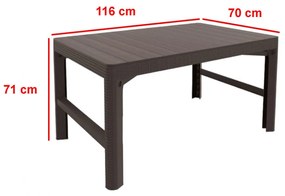 Balion 6+1 kerti bútor garnitúra szett