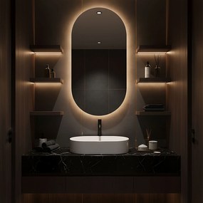 Rea Layla, asztali mosogató 530x300x115 mm, fehér fényes, REA-U9108