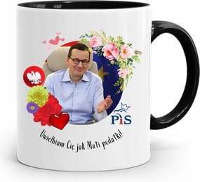 Bögre Fekete Politikusok Miniszterelnök Mateusz Morawiecki