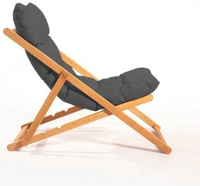 Kerti napozó szürke/cseresznye