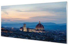 Akrilkép Olaszország székesegyház panoráma éjszaka 125x50 cm