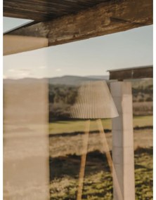 Natúr színű állólámpa textil búrával (magasság 149 cm) Benicarlo – Kave Home