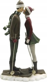 KarĂĄcsonyi dekorĂĄciĂł egy pĂĄr szĂnes figurĂĄja sĂlĂ©cen, Clayre & Eef