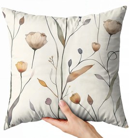 Párnahuzat 45x45 dekoratív boglárka mintás párnahuzat virágos