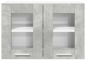 Függő szekrény Riga 2 pcs Beton Szürke 60 x 31 x 40 cm Faanyag