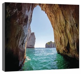 Tengeri barlang, vászonkép, 60x40 cm méretben