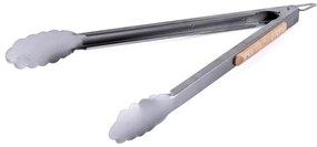 RCK Grillcsipesz / húsfogó 46cm, rozsdamentes, fa betéttel 15809