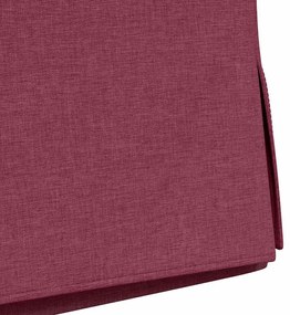 Étkező Székek 2 pcs bordó 57 x 67 x 98 cm szövet