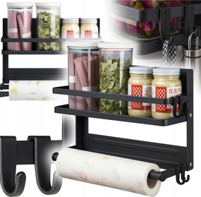 Konyhai Rendszerező Fali Mágneses Polc Fűszerpapír Akasztó