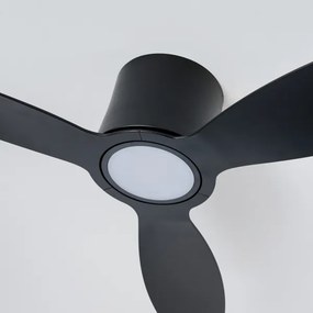 ZEVENTI - LED mennyezeti ventilátor VENTORA LED/24W/230V Wi-Fi Tuya fekete + távirányító