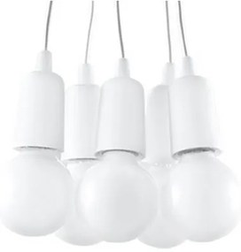 Csillár zsinóron DIEGO 5xE27/60W/230V