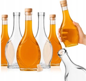 10x Dugós Tinktúra Palackok Icona 500 ml-es likőr tinktúra palackok