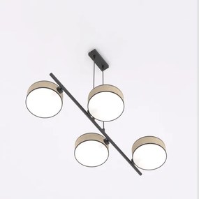 DRUMZ kábeles csillár 4xE14/10W/230V bézs