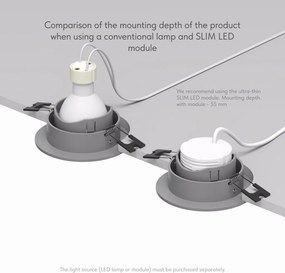 Rodvig series recessed ceiling downlight — DK/EU-3061-CT