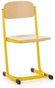 Denis iskolaszék - 2-es méret, sárga - ral 1021