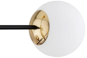 Argon 5041 - Csillár rúdon CAMERON 8xE27/15W/230V sárgaréz/fekete