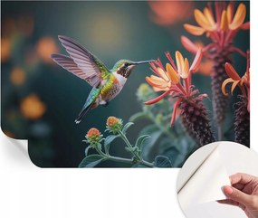Dekoratív Öntapadós Tapéta Divatos Minták Kolibri virágok 104x70 cm