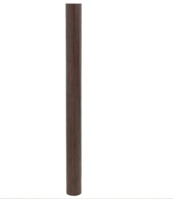négyszögletű sötétbarna bambusz szőnyeg 80 x 200 cm