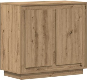 vidaXL Széf Artisan tölgy 80 x 40 x 75 cm Faanyag