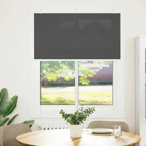 pliszírozott redőny fekete 105x100 cm szövetszélesség 104,4 cm
