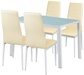 Portland 4+1 étkező garnitúra bézs