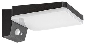 Rabalux 77078 - LASSET LED 4,4W/3,7V IP54 fekete napelemes fali lámpa