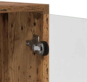 Magasfiú 2 pcs Öreg fa 136 x 37 x 142 cm Faanyag