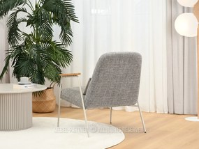 Fotel Elba (szürke bézs + tölgy). 1110001