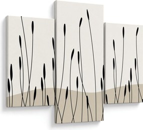 Kép - Grafikus rét N⁰3 (90x60 cm)