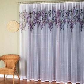 Wisteria kész függöny, nyomtatott méret 400x230cm (szegélyekkel)