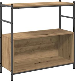 vidaXL Könyvespolc kézműves tölgy 80 x 30 x 78.5 cm Faanyag