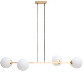 Csillár zsinóron FIRA 4xE27/60W/230V arany