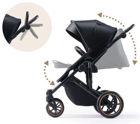 KINDERKRAFT - Kombinált babakocsi 2in1 PRIME 2 fekete