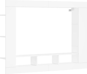 vidaXL fehér szerelt fa TV-szekrény 152 x 22 x 113 cm