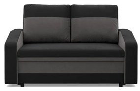 Hewlet kanapé, szövet anyag, fekete - szürke