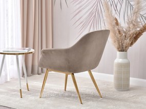 Fotel Osmol F (bézs + arany). 1110358
