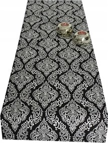 Futófelület fekete-fehér Vastag Szövet 40x140 dísz