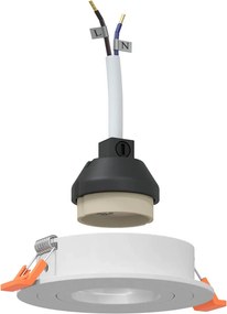 vidaXL Spotlámpa 6 pcs Fehér 9 x 9 x 2 cm Alumínium