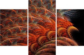 Kép - Absztrakt toll utánzat (90x60 cm)