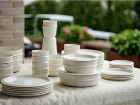 Krémszínű porcelán leveses tálka 600 ml Eau – Zone