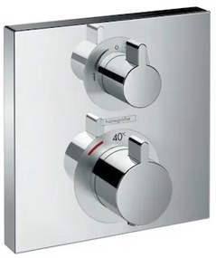 Hansgrohe Ecostat Square zuhany és fürdő csaptelep vakolat alatti rész nélkül króm 15714000