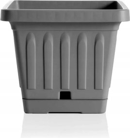 Bama Terra virágcserép 20 x 20, szürke