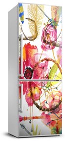 Hűtő matrica Virág boho stílus FridgeStick-70x190-f-100178932